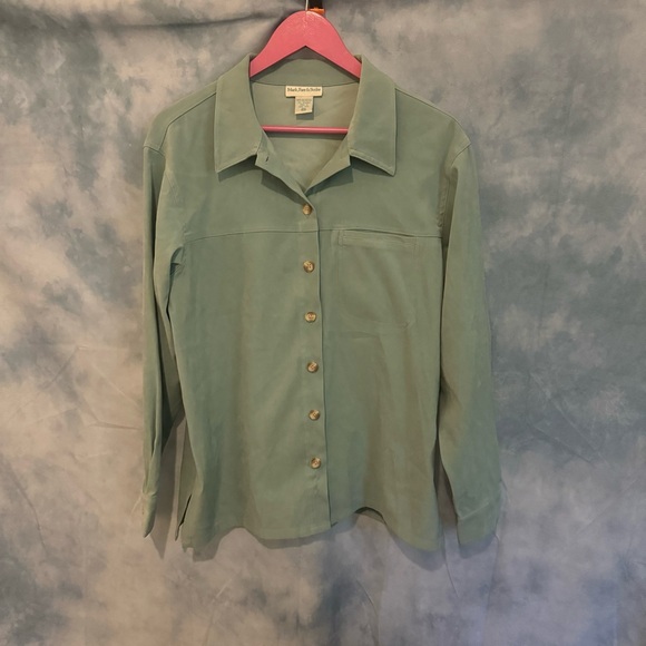 mark, fore & strike Tops - Vintage mint green mark, fore & strike faux suede top